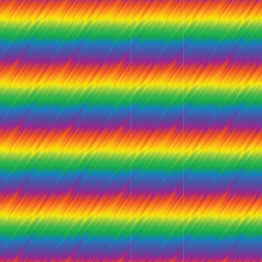 Rainbow Brushstrokes Pattern Acrylic Sheets - CMB Pattern Acrylic